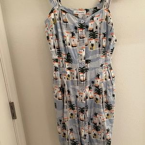 Emily and Fin Button down Moroccan Riviera dress